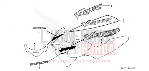 MARKE (XL125V1/2/3/4/5/6) XL125V5 de 2005